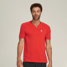T-SHIRT WILSON BELA SERIES SEAMLESS ZIP HENLEY 2.0