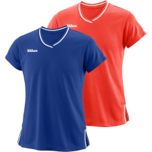 T-SHIRT WILSON JUNIOR FILLE TEAM 2 V-NECK