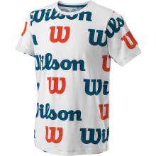 T-SHIRT WILSON JUNIOR GARÃON ALL OVER LOGO TECH