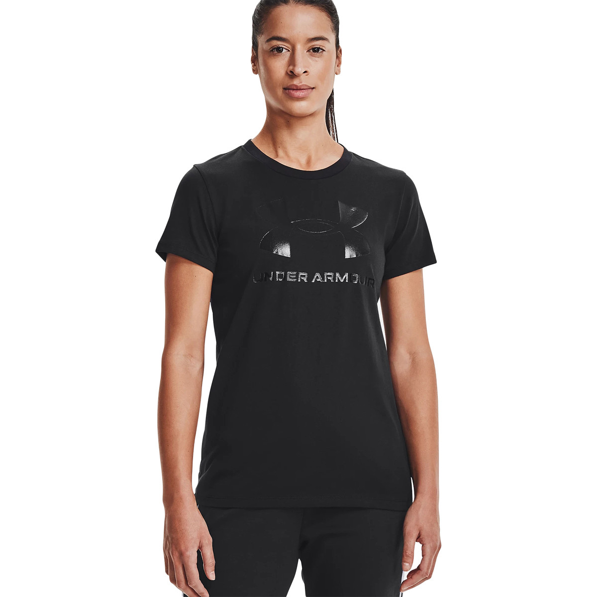 T SHIRT UNDER ARMOUR FEMME SPORTSTYLE LOGO UNDER ARMOUR Femme