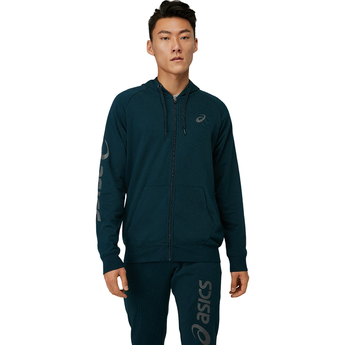 Sweat hotsell asics bleu