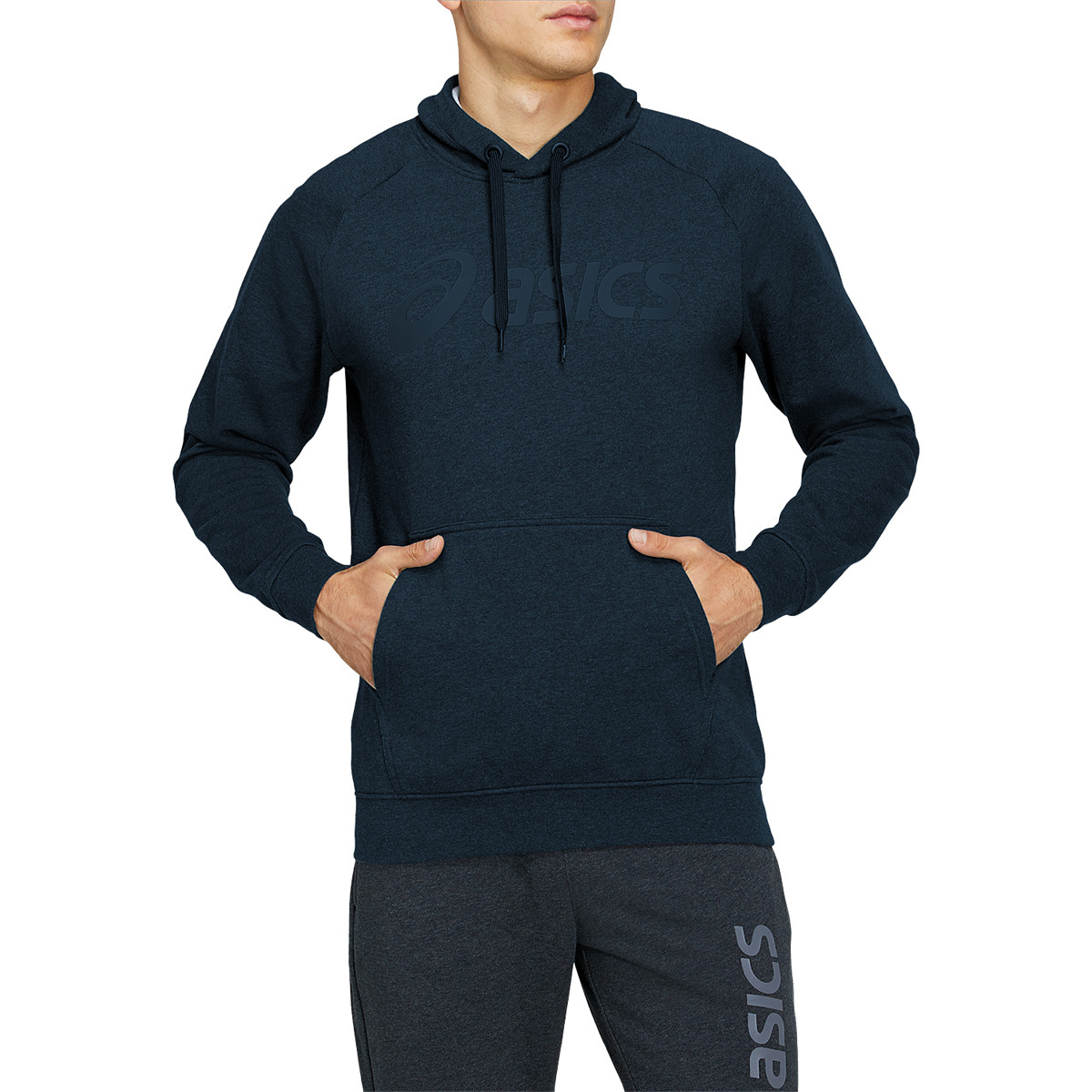 Sweat asics bleu sale