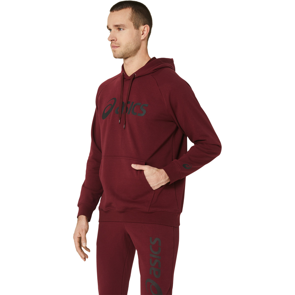 SWEAT ASICS BIG LOGO COTON A CAPUCHE ASICS Homme V tements