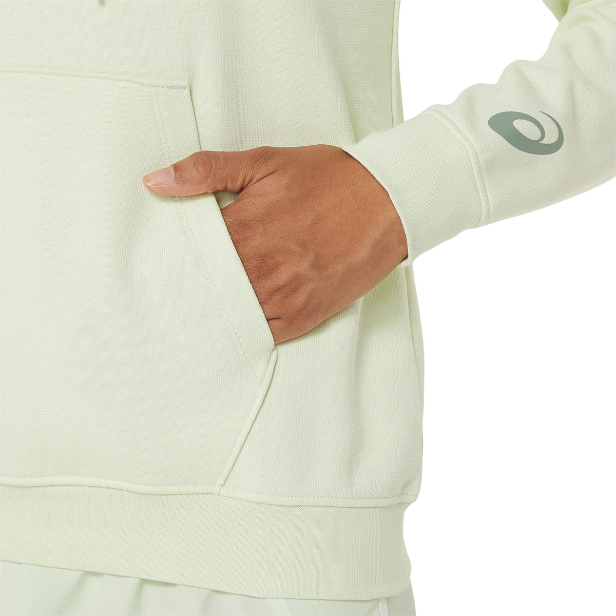 Sweat asics top verte