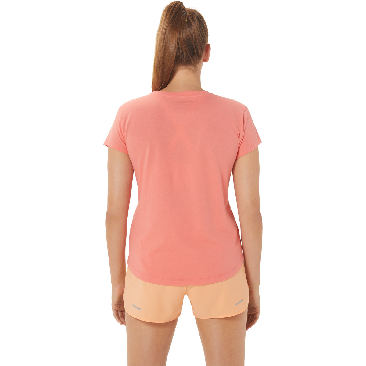Asics t shop shirt femme bordeaux
