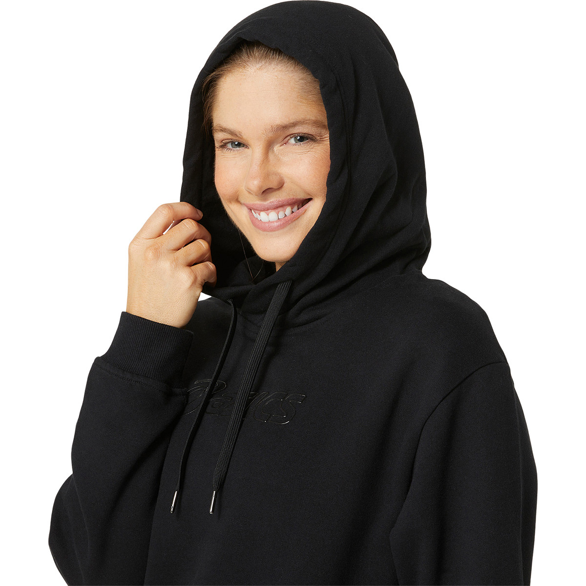 Sweat asics fille noir on sale