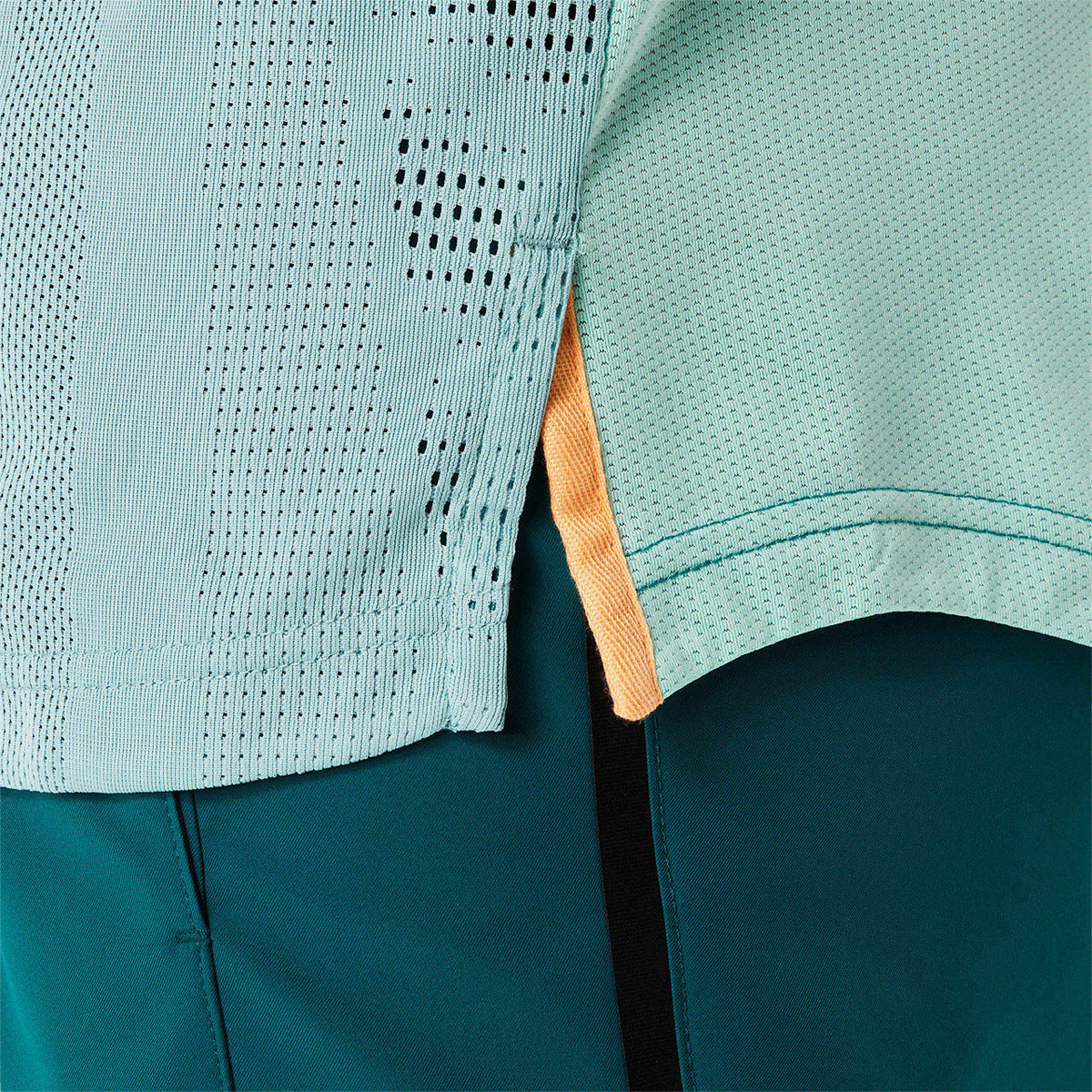 Polo asics homme verte store