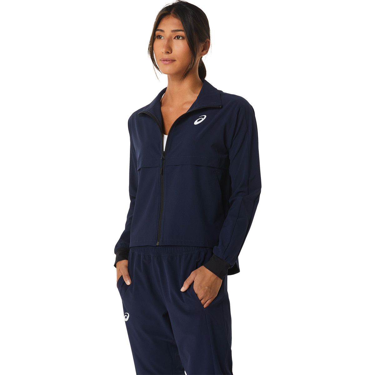 VESTE ASICS FEMME MATCH FULL ZIP ASICS Femme Vetements Tennispro