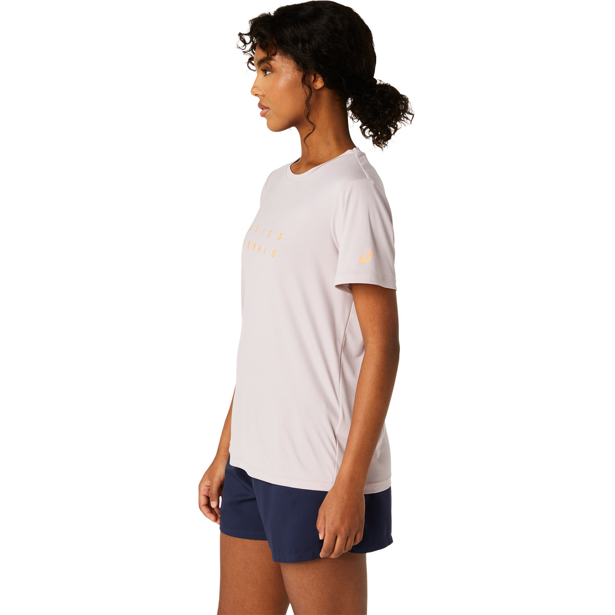 Asics t shirt femme violet store