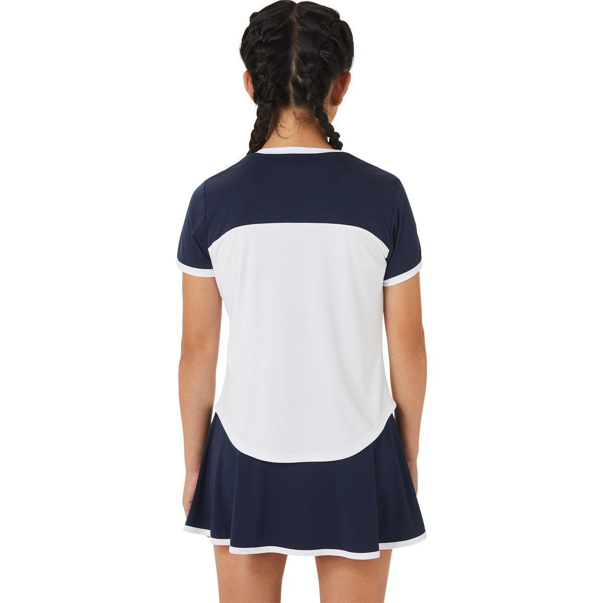 Asics t shirt fille gris shop
