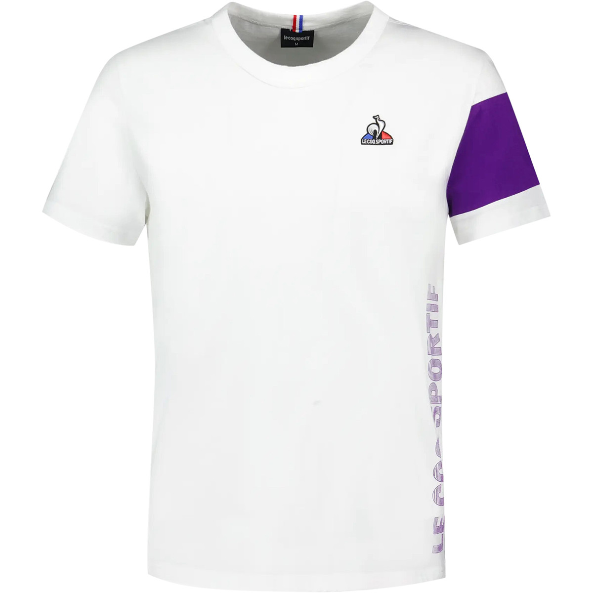 T shirt le coq sportif homme blanche outlet