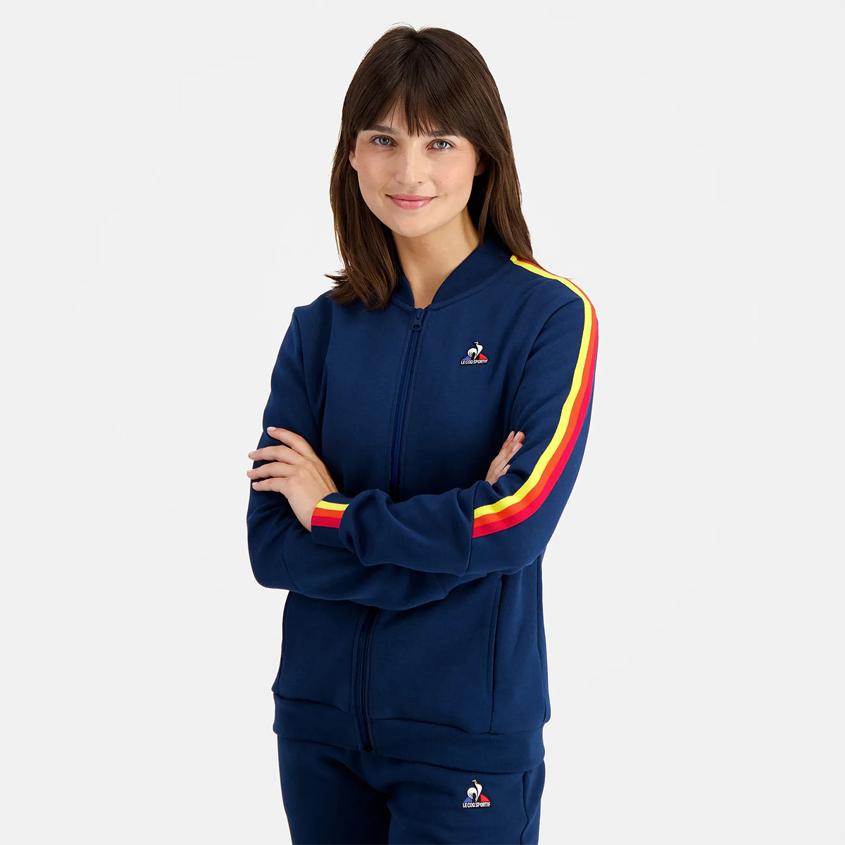 Sweat le coq cheap sportif femme bleu