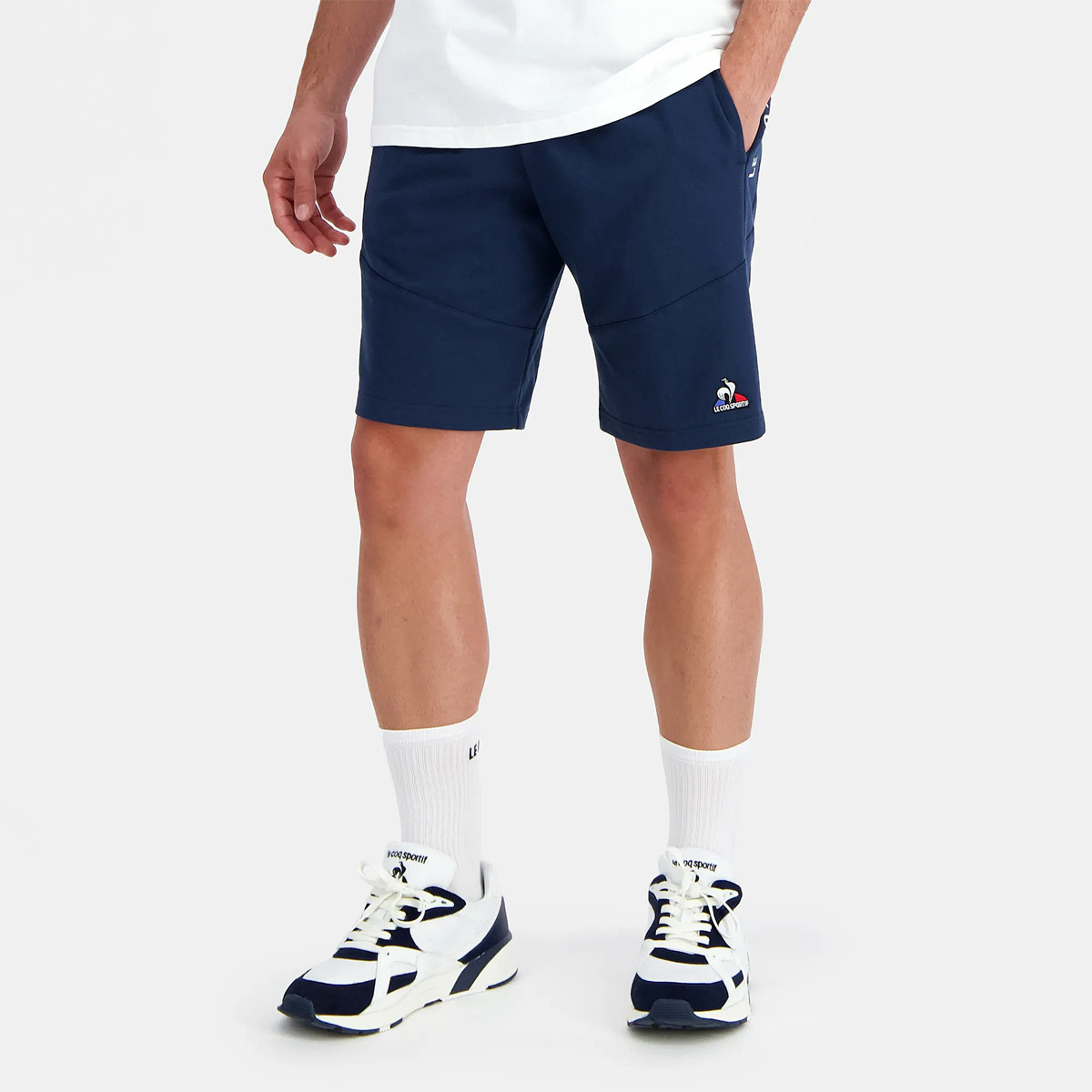 Short le coq shop sportif homme bleu