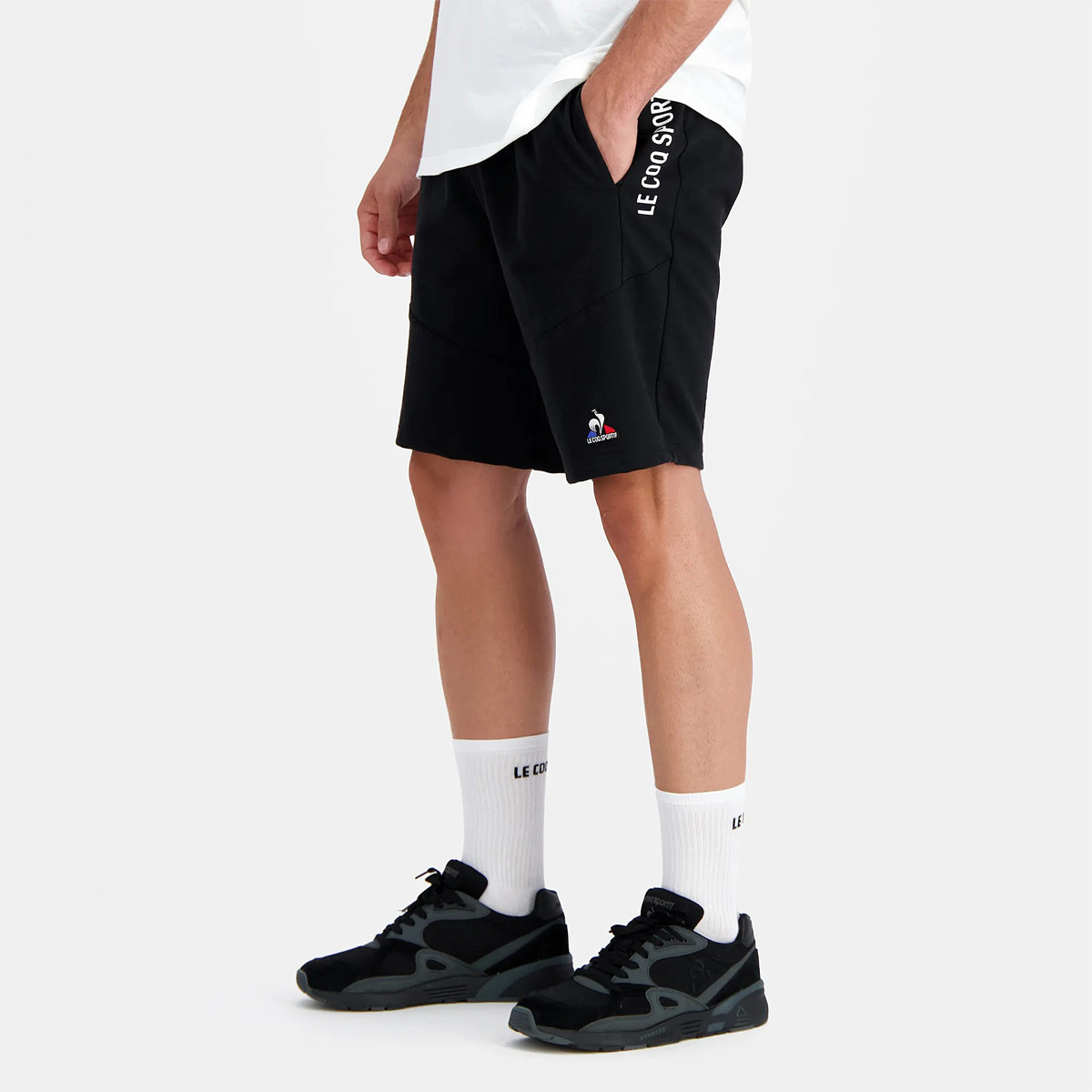 Short le coq sportif online homme noir