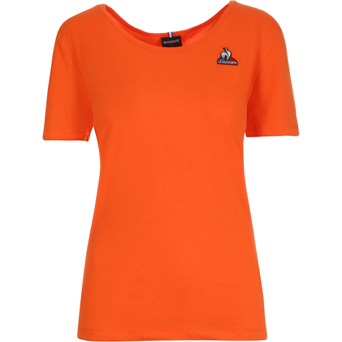 T shirt le coq sportif femme orange on sale