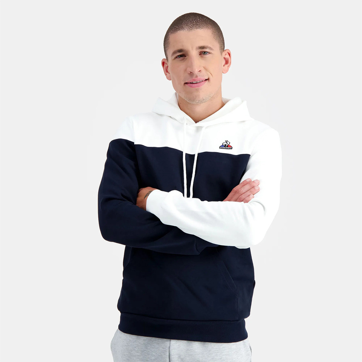 Veste le coq sportif homme blanche store