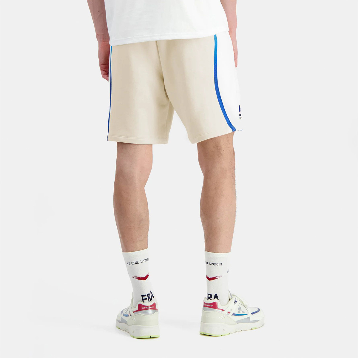 SHORT LE COQ SPORTIF FRANCE OLYMPIQUE VILLAGE LE COQ SPORTIF Homme Vetements Tennispro