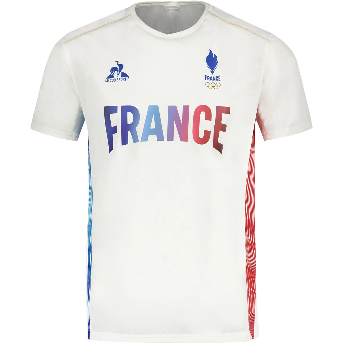 T SHIRT LE COQ SPORTIF FRANCE OLYMPIQUE TRAINING LE COQ SPORTIF