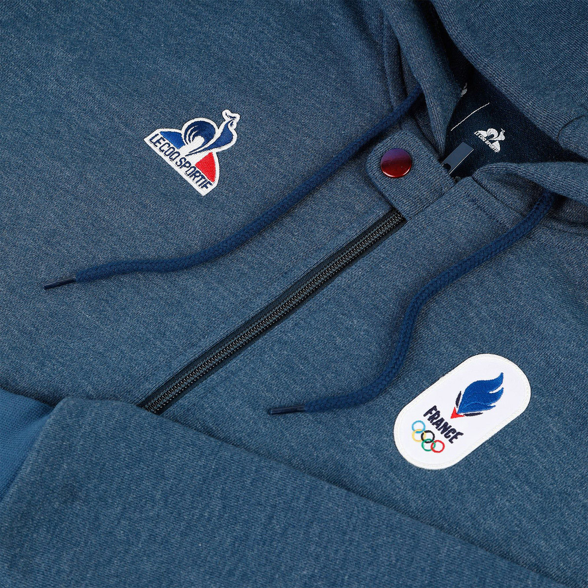 VESTE LE COQ SPORTIF FRANCE OLYMPIQUE VILLAGE LE COQ SPORTIF Homme Vetements Tennispro