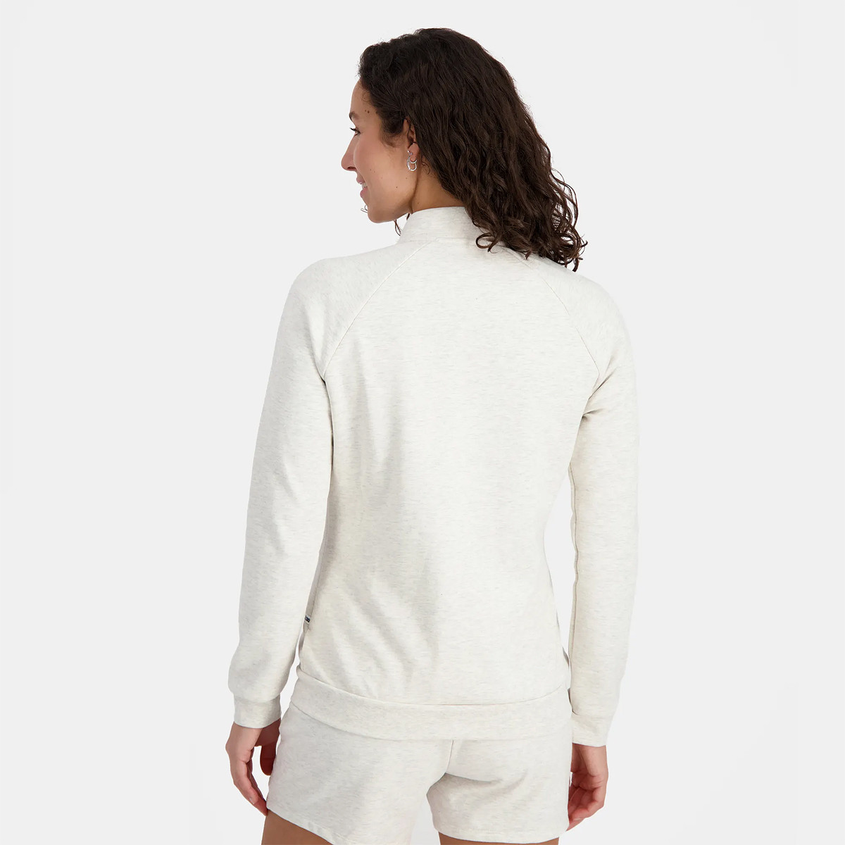 Polo le coq sportif top femme beige