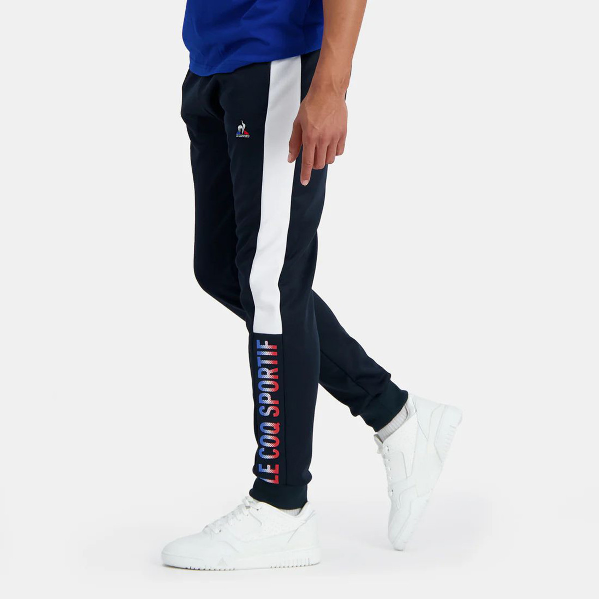 Le coq sportif pantalon homme blanche discount