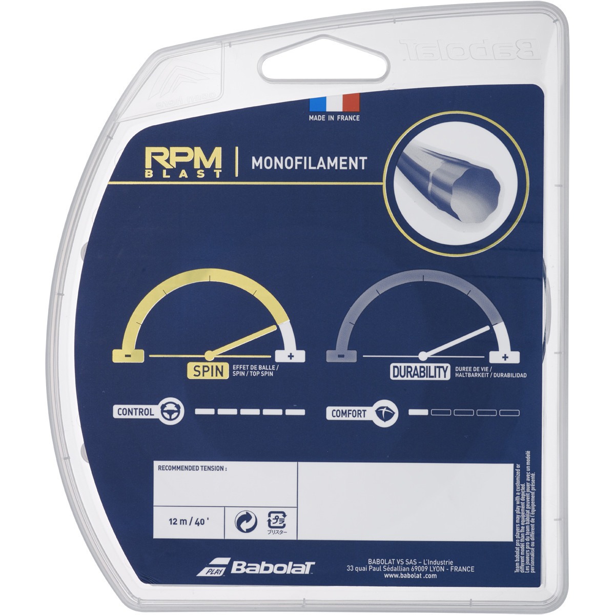 Cordage babolat rpm blast clearance