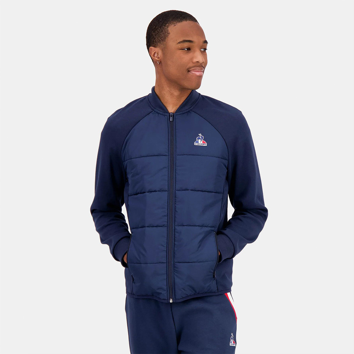 VESTE LE COQ SPORTIF TRICOLORE LE COQ SPORTIF Homme Vetements Tennispro