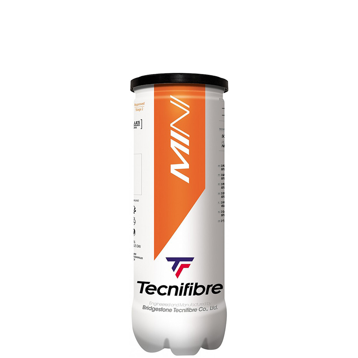 TUBES DE 3 BALLES TECNIFIBRE MINI TENNIS