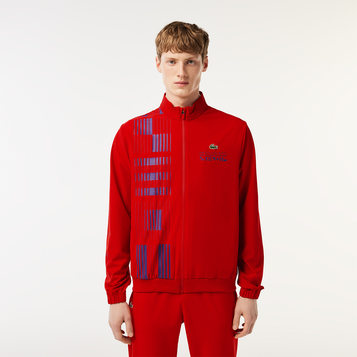 Veste lacoste homme rouge new arrivals