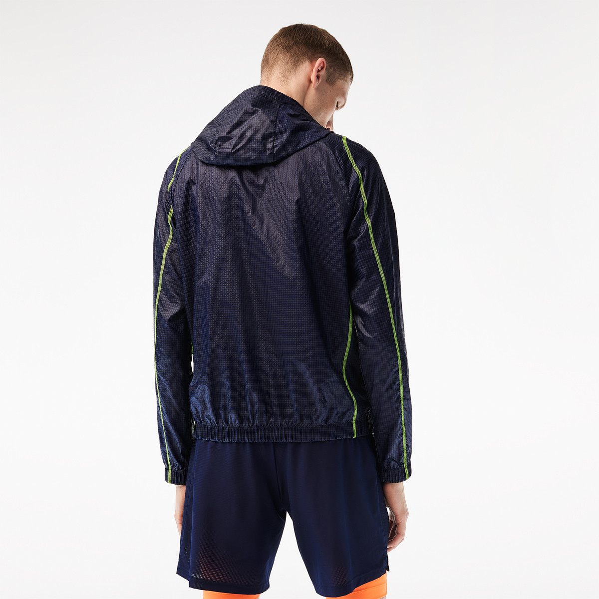 VESTE LACOSTE ROLAND GARROS A CAPUCHE FULL ZIP MEDVEDEV LACOSTE Homme Vetements Tennispro