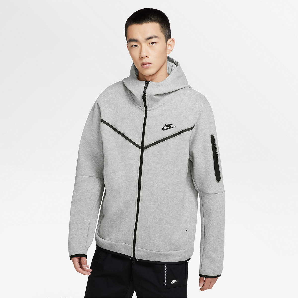 Veste grise nike homme online