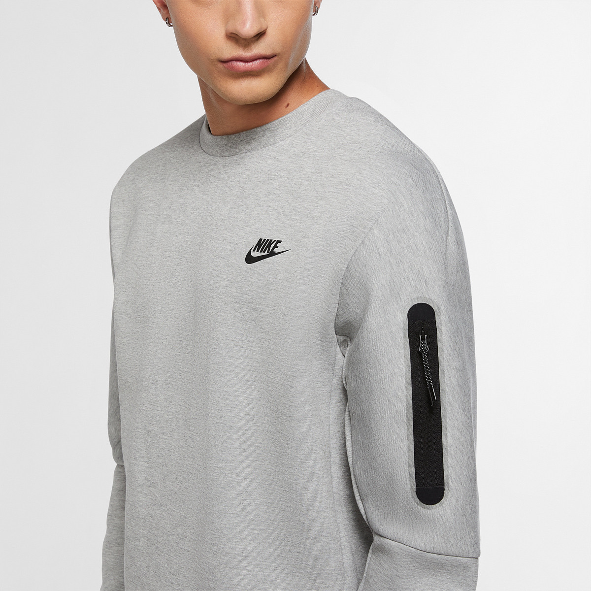 SWEAT NIKE SPORTSWEAR TECH FLEECE CREW - NIKE - Homme - Vêtements