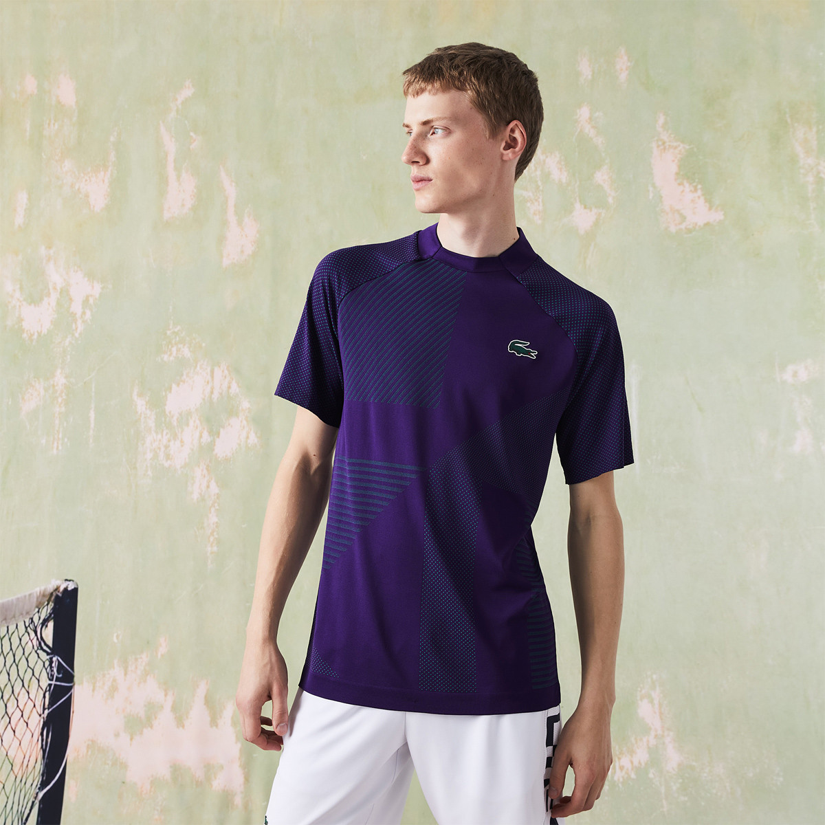 Polo lacoste violet homme shop
