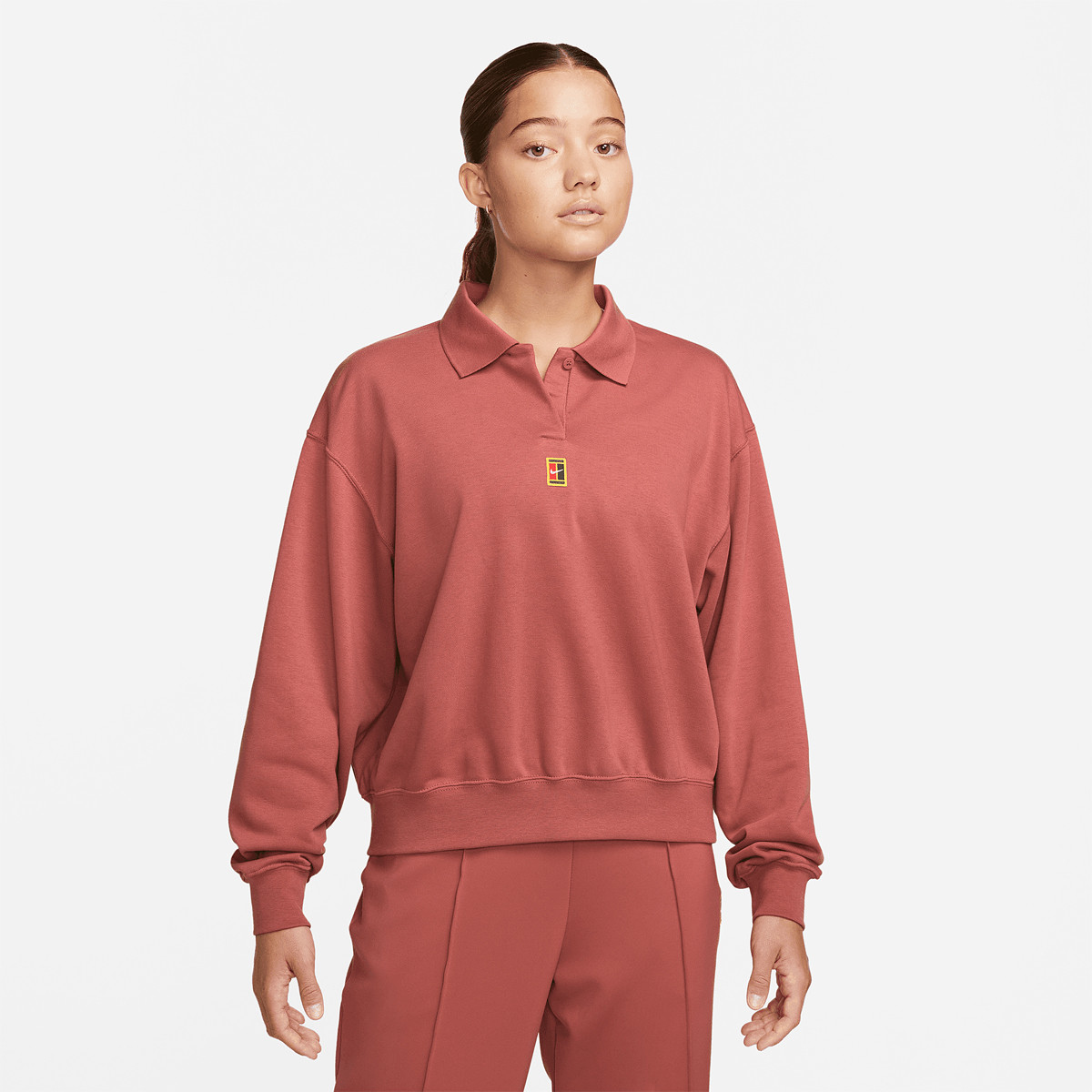 Polo manche hotsell longue nike