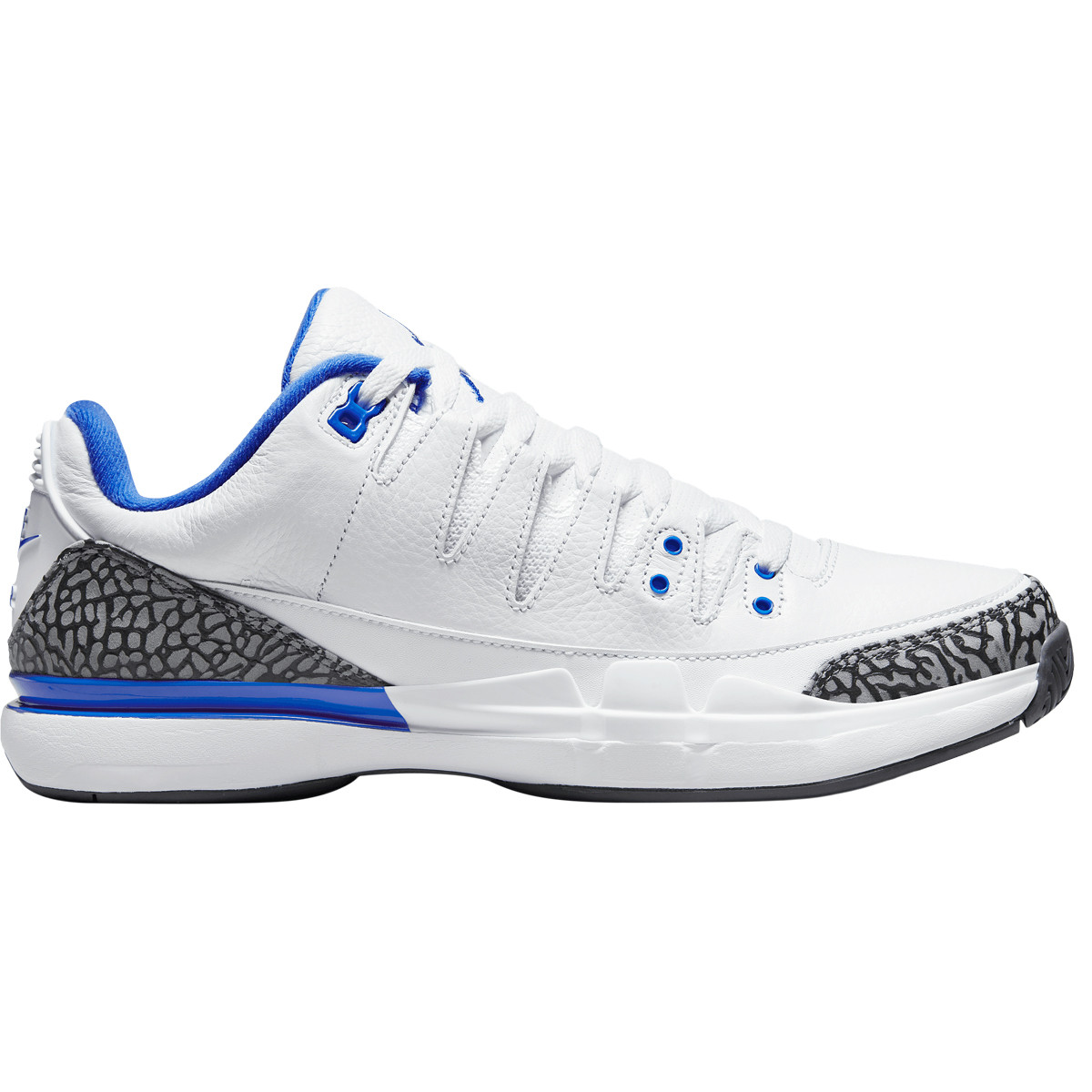 CHAUSSURES NIKE ZOOM VAPOR 10 AIR JORDAN 3 RACER BLUE EDITION