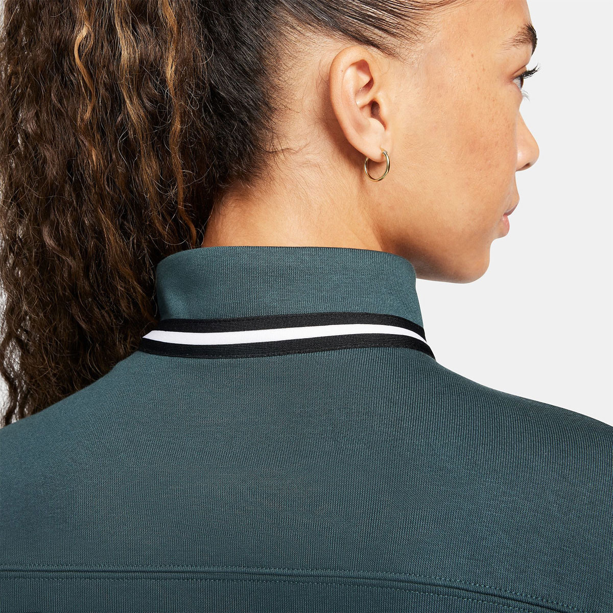 SWEAT NIKE FEMME HERITAGE CROPPED 1 4 ZIP NIKE Femme Vetements Tennispro