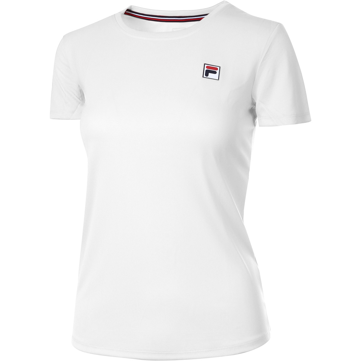 T shirt sales fila blanc femme