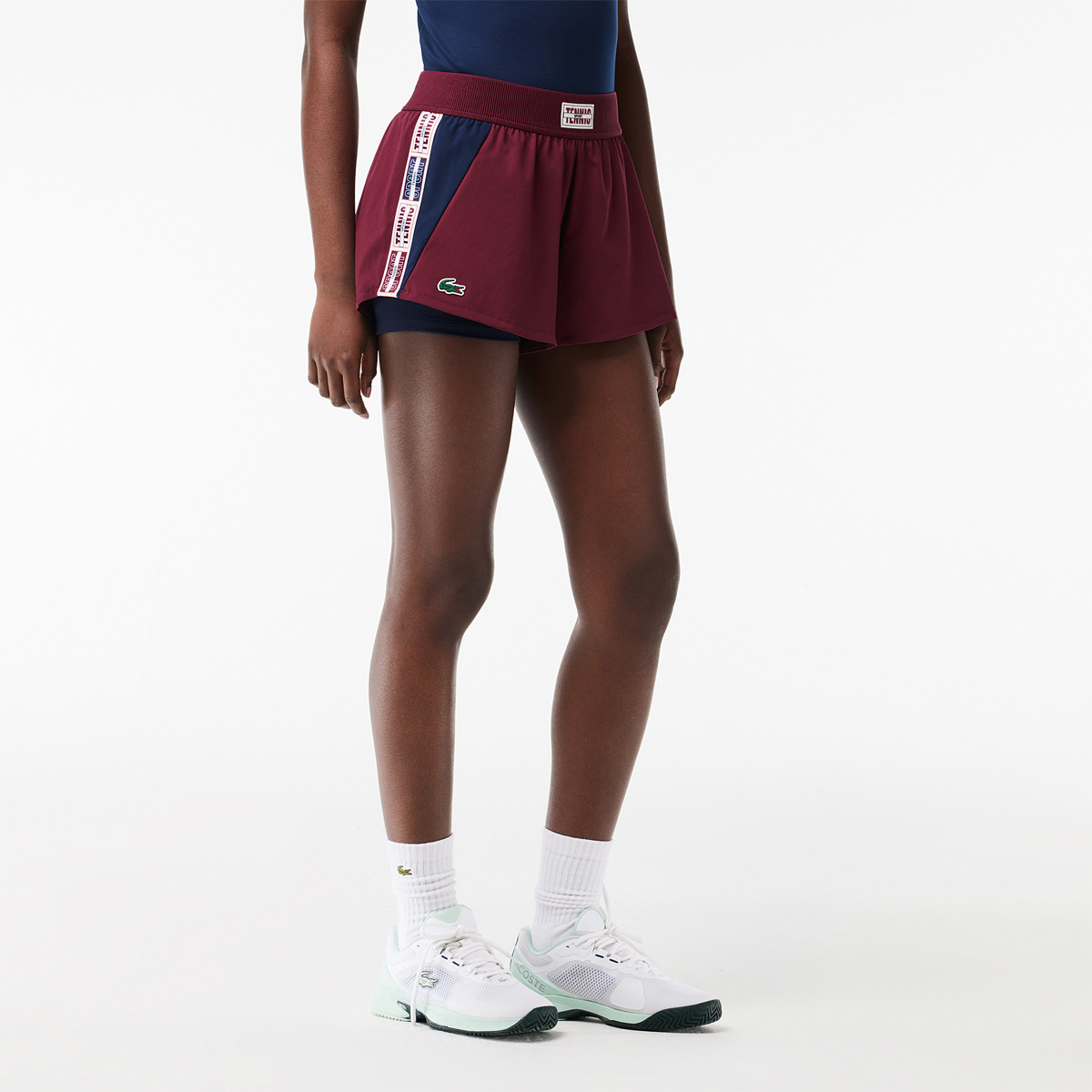Short top lacoste femme