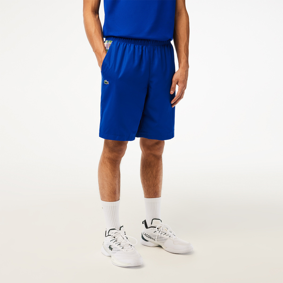 Short lacoste sport brodé french capsule store