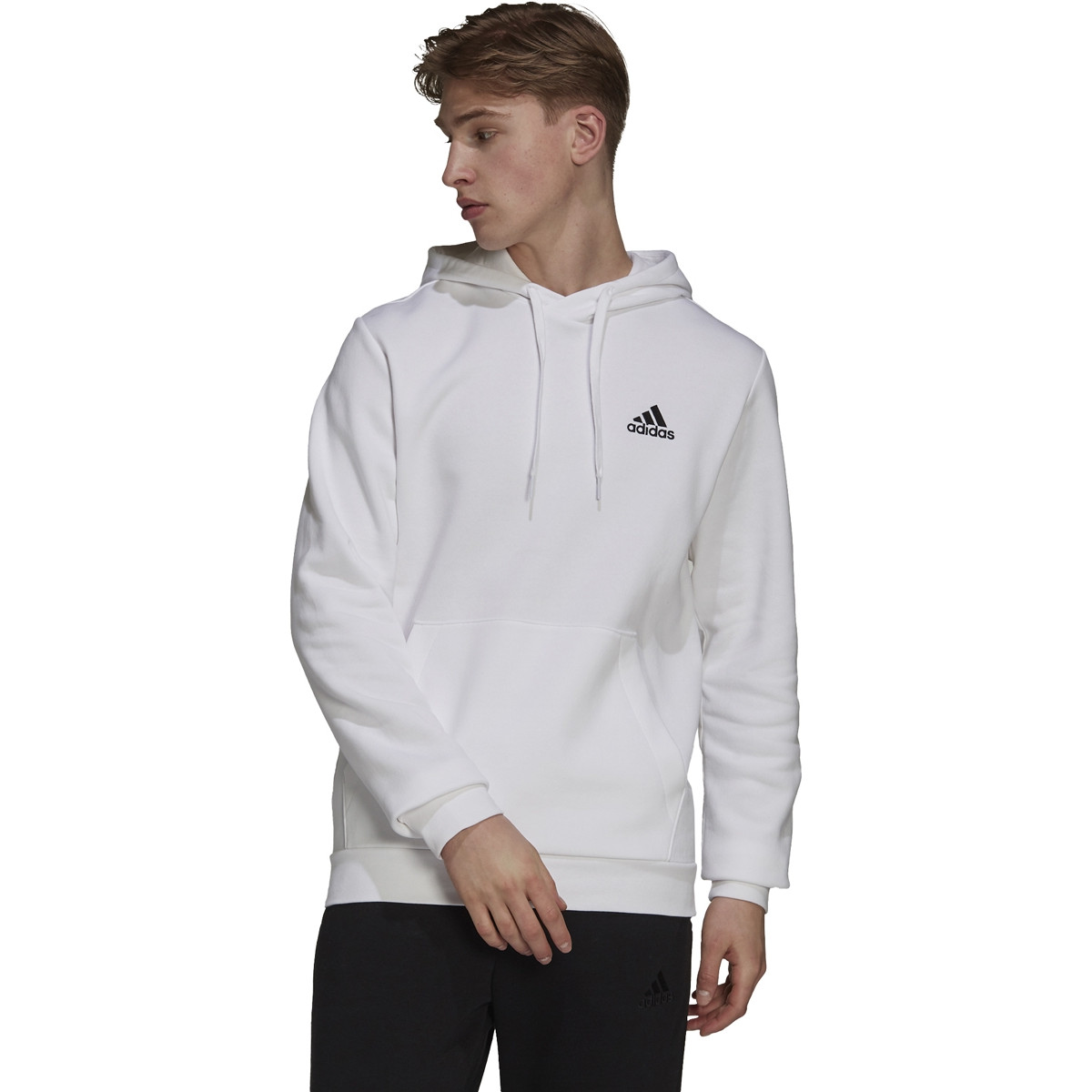 Sweat blanc adidas homme hot sale