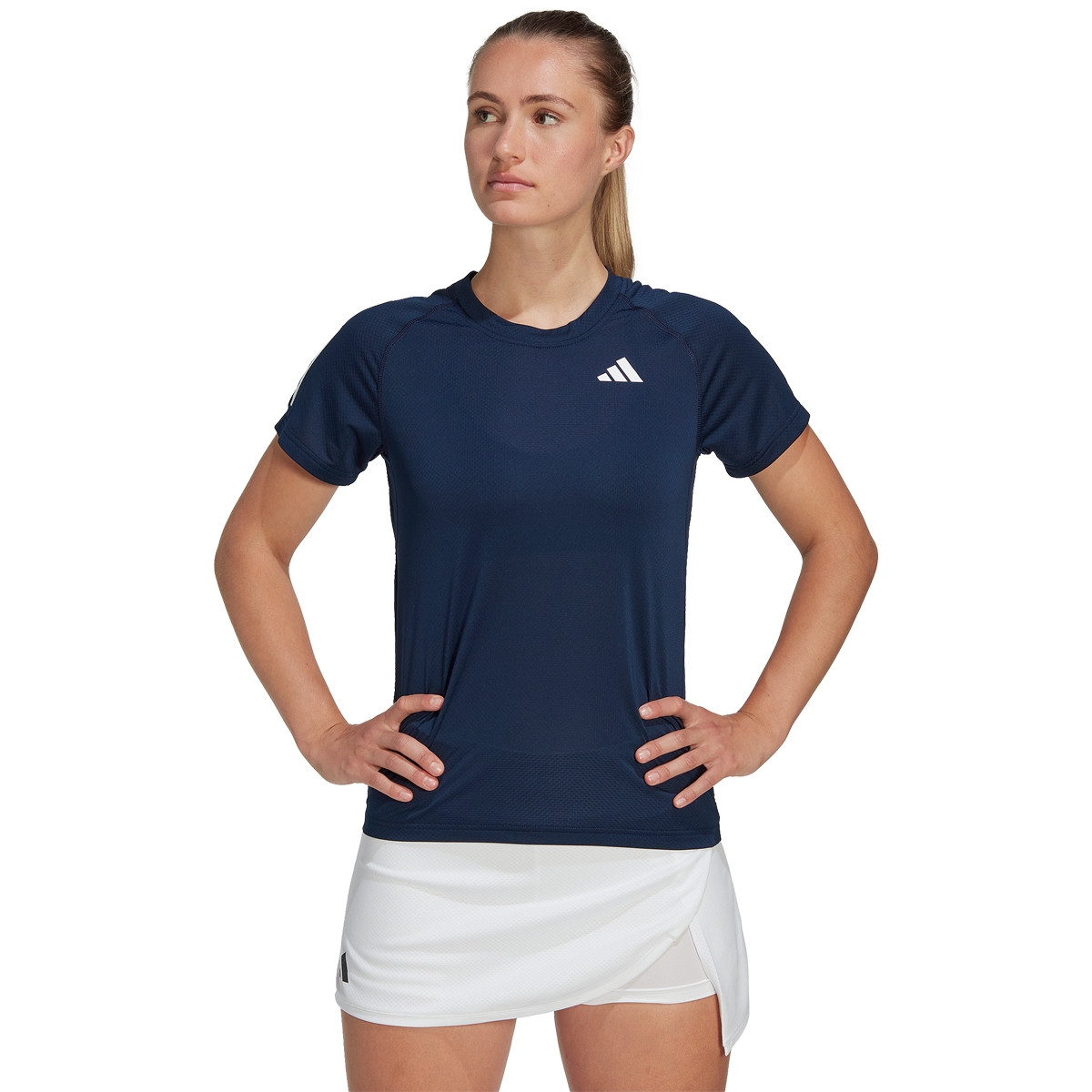 T shirt top adidas femme bleu