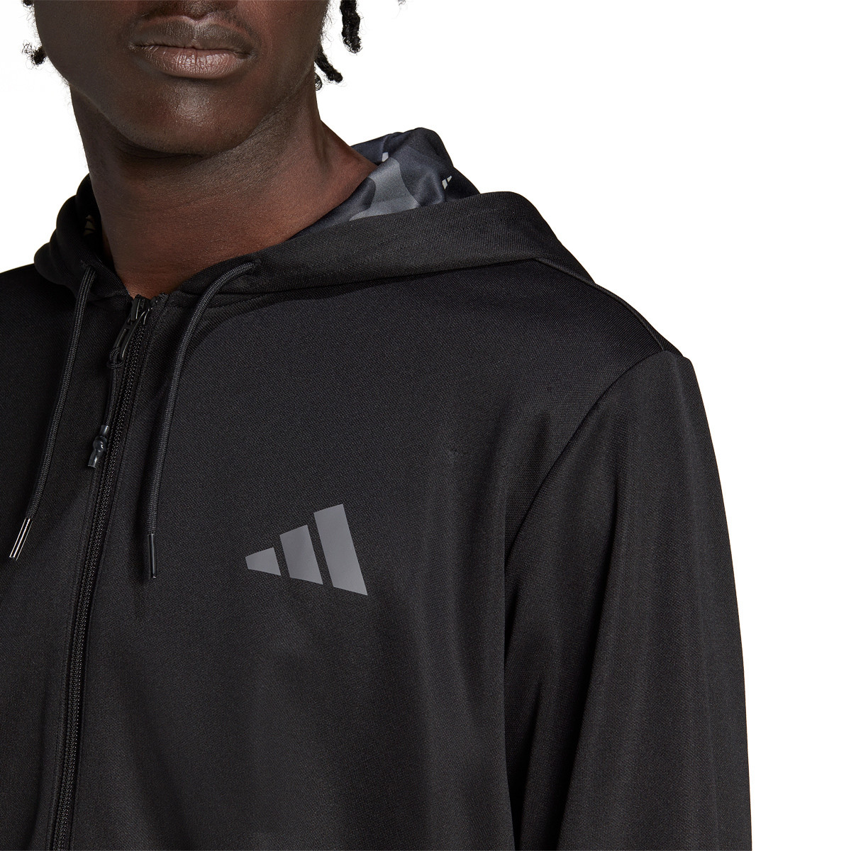 VESTE ADIDAS TRAINING ESSENTIALS FULL ZIP - ADIDAS - Homme - Vêtements