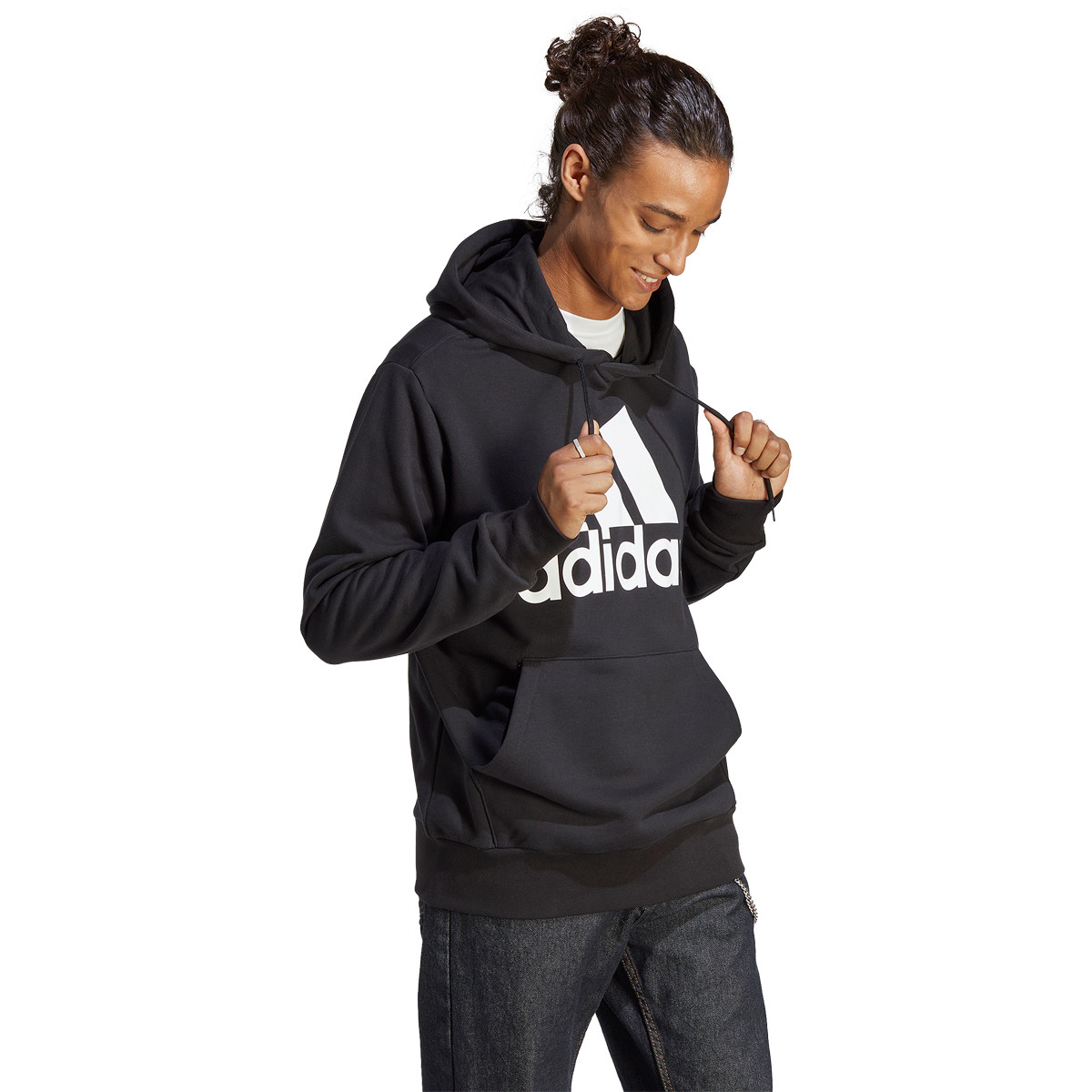 SWEAT ADIDAS BIG LOGO A CAPUCHE - ADIDAS - Homme - Vêtements