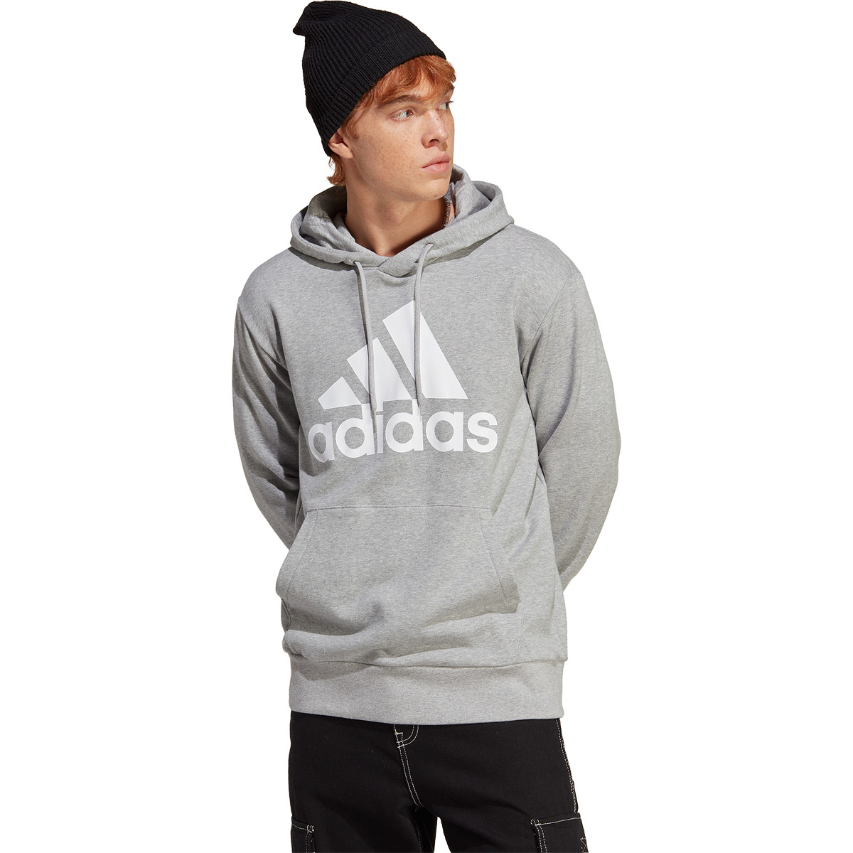 SWEAT ADIDAS BIG LOGO A CAPUCHE - ADIDAS - Homme - Vêtements