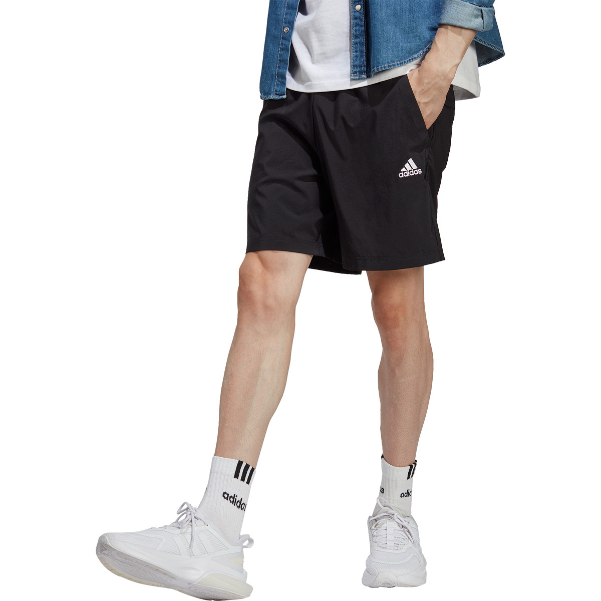 Short adidas hot sale homme gris