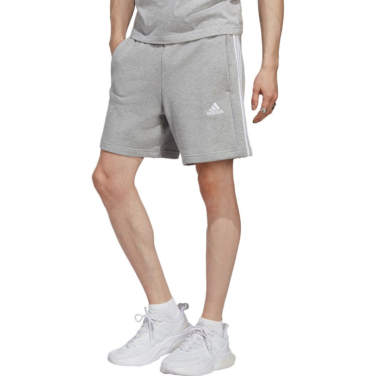 Short adidas 3 bandes homme sale