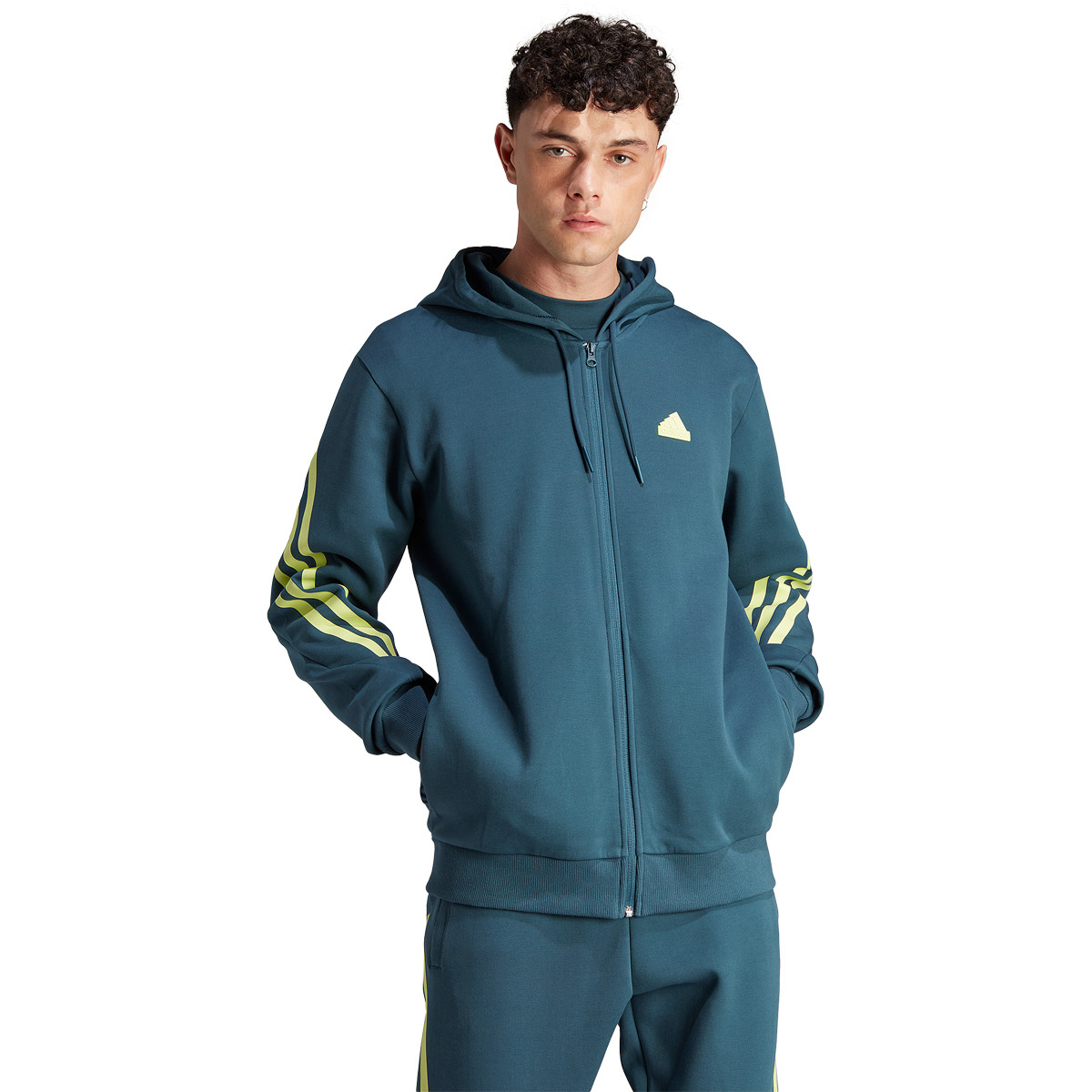Felpa adidas zip sales