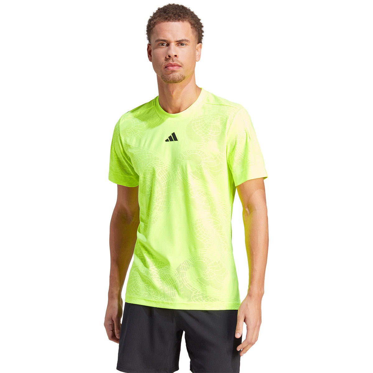T shirt adidas vert top homme