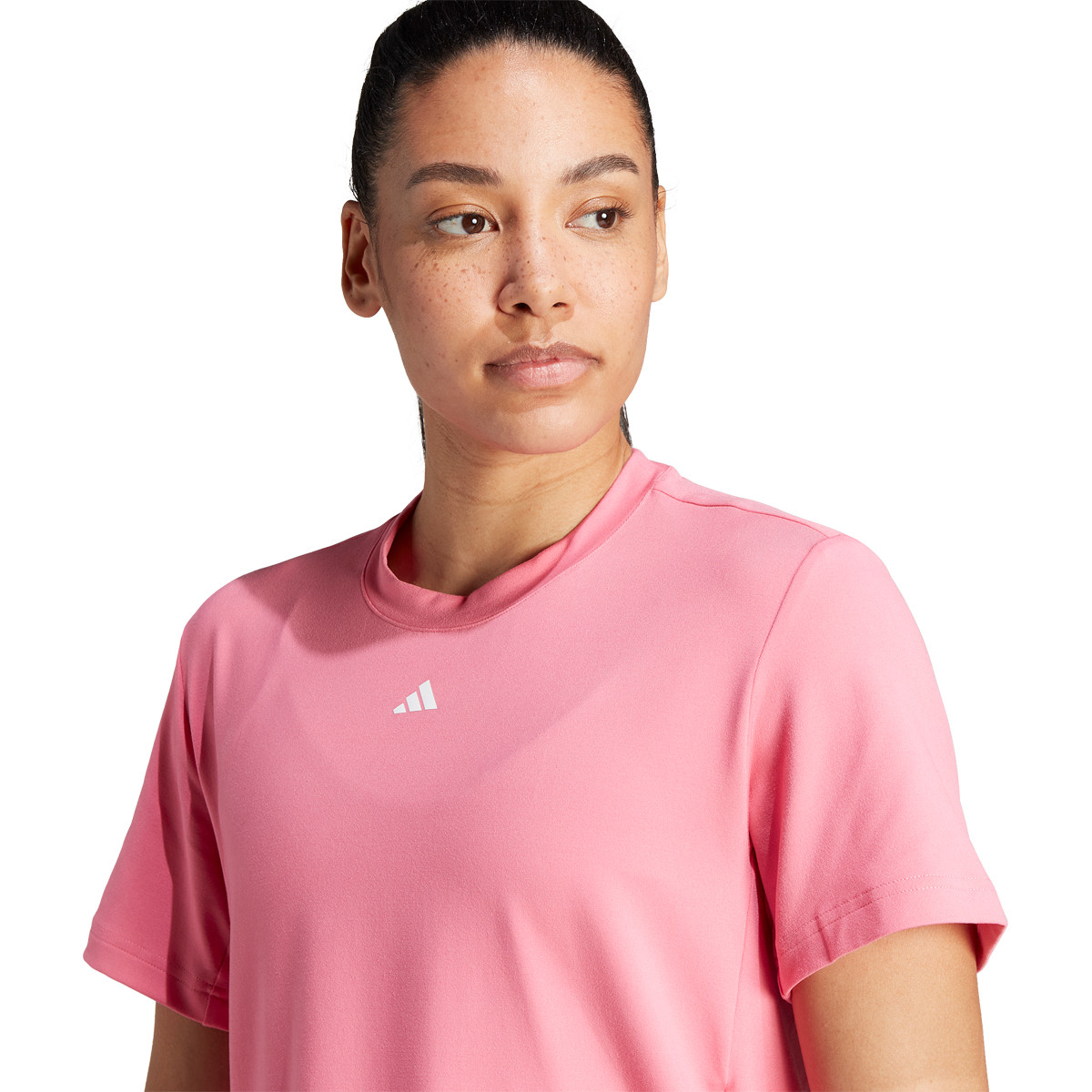 T shirt adidas femme new arrivals rose pale