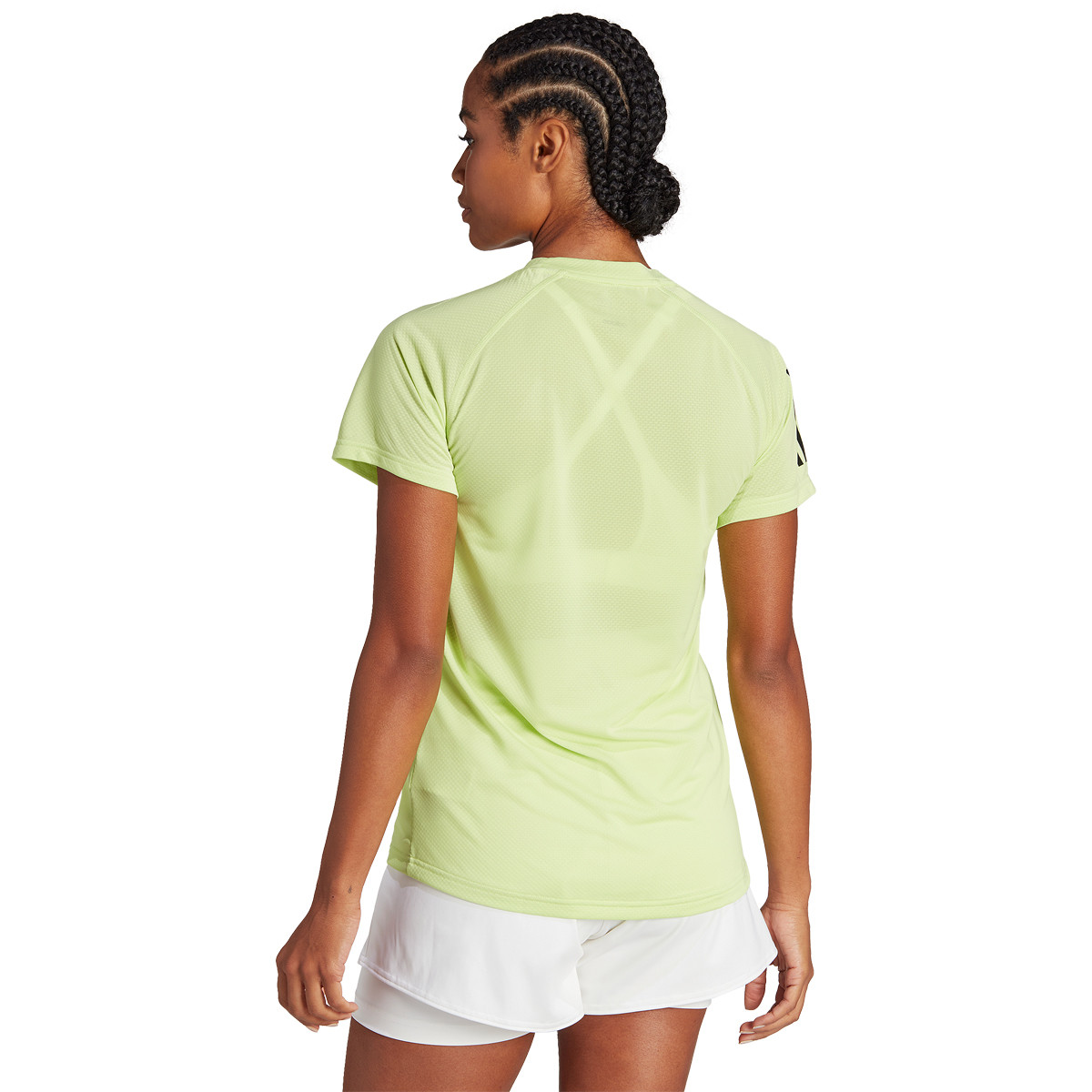 T shirt adidas jaune femme sale